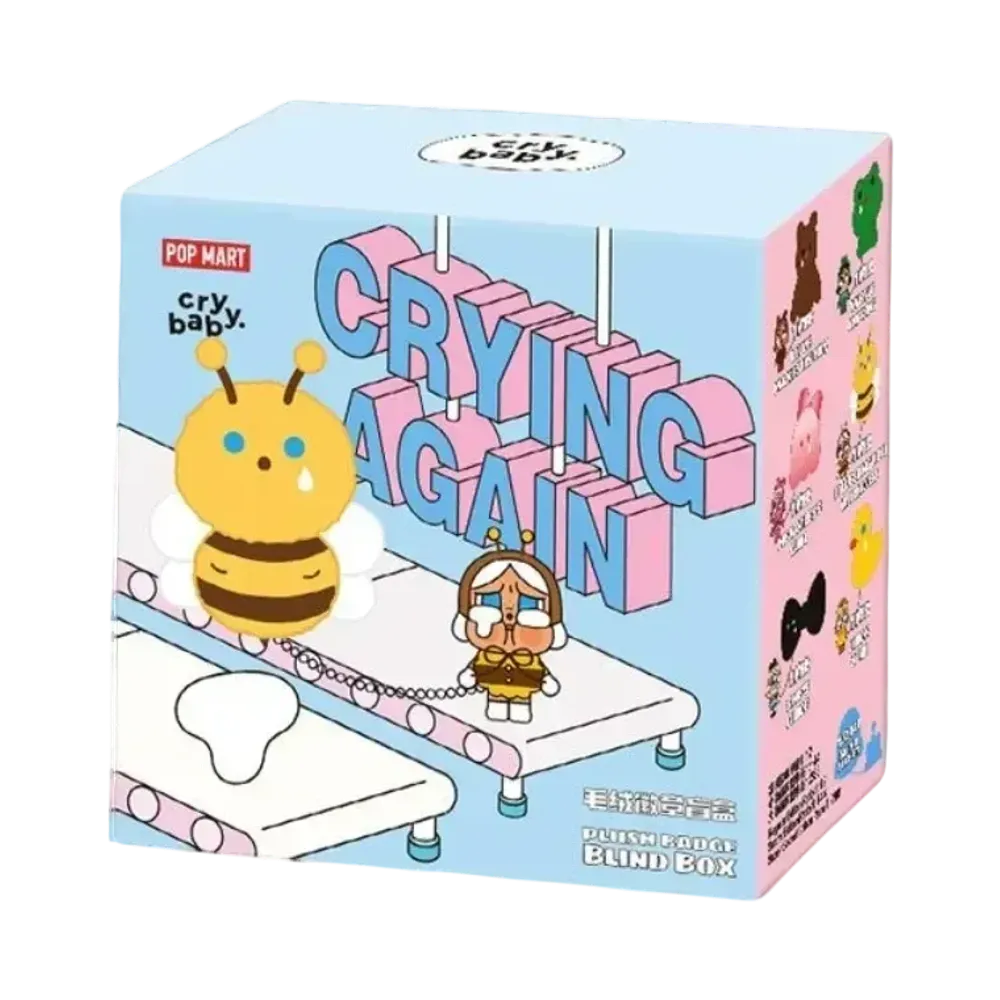 POP MART CRYBABY Crying Again Series Plush Badge [Piece]