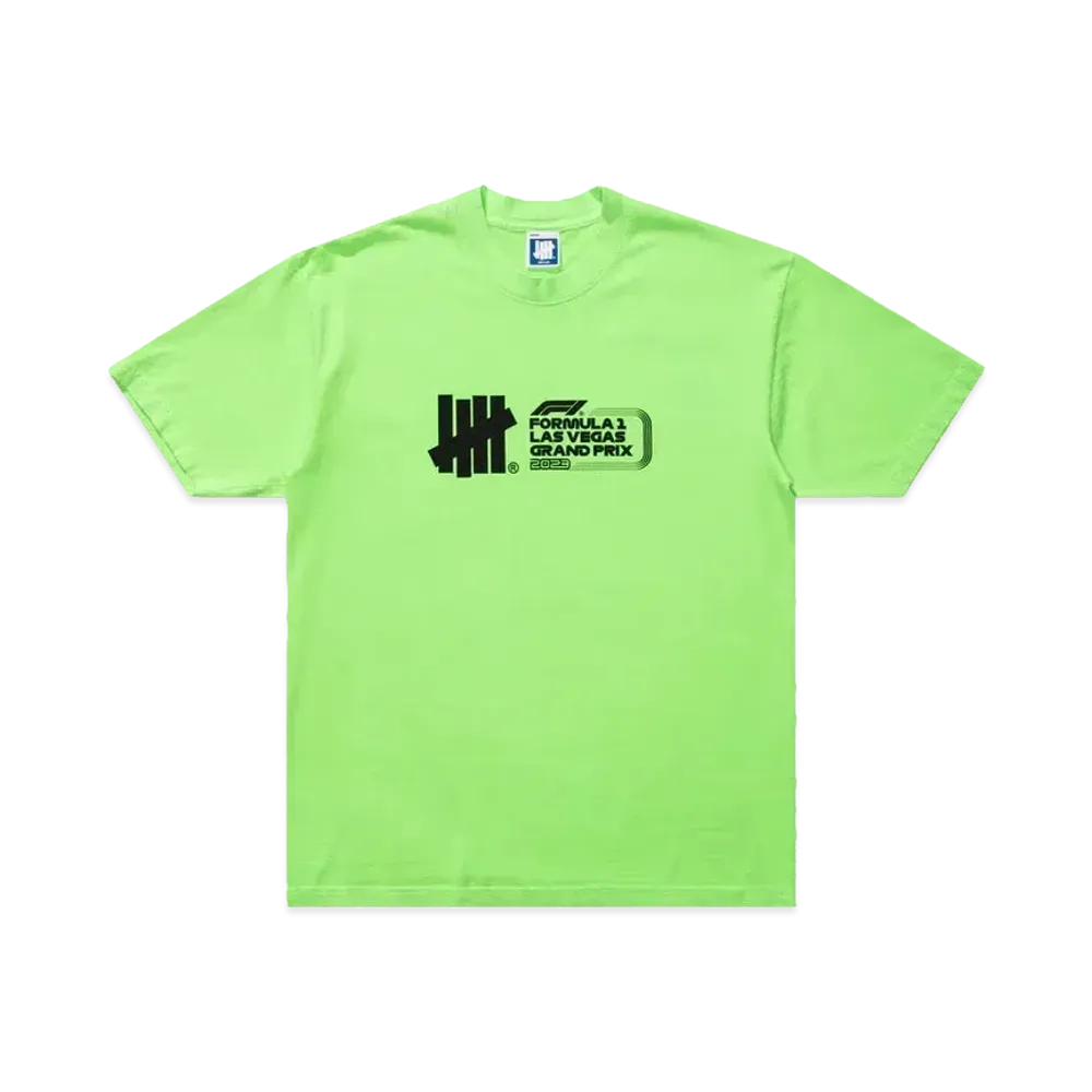 UNDEFEATED x F1 LVGP Logo S/S Tee "Green"