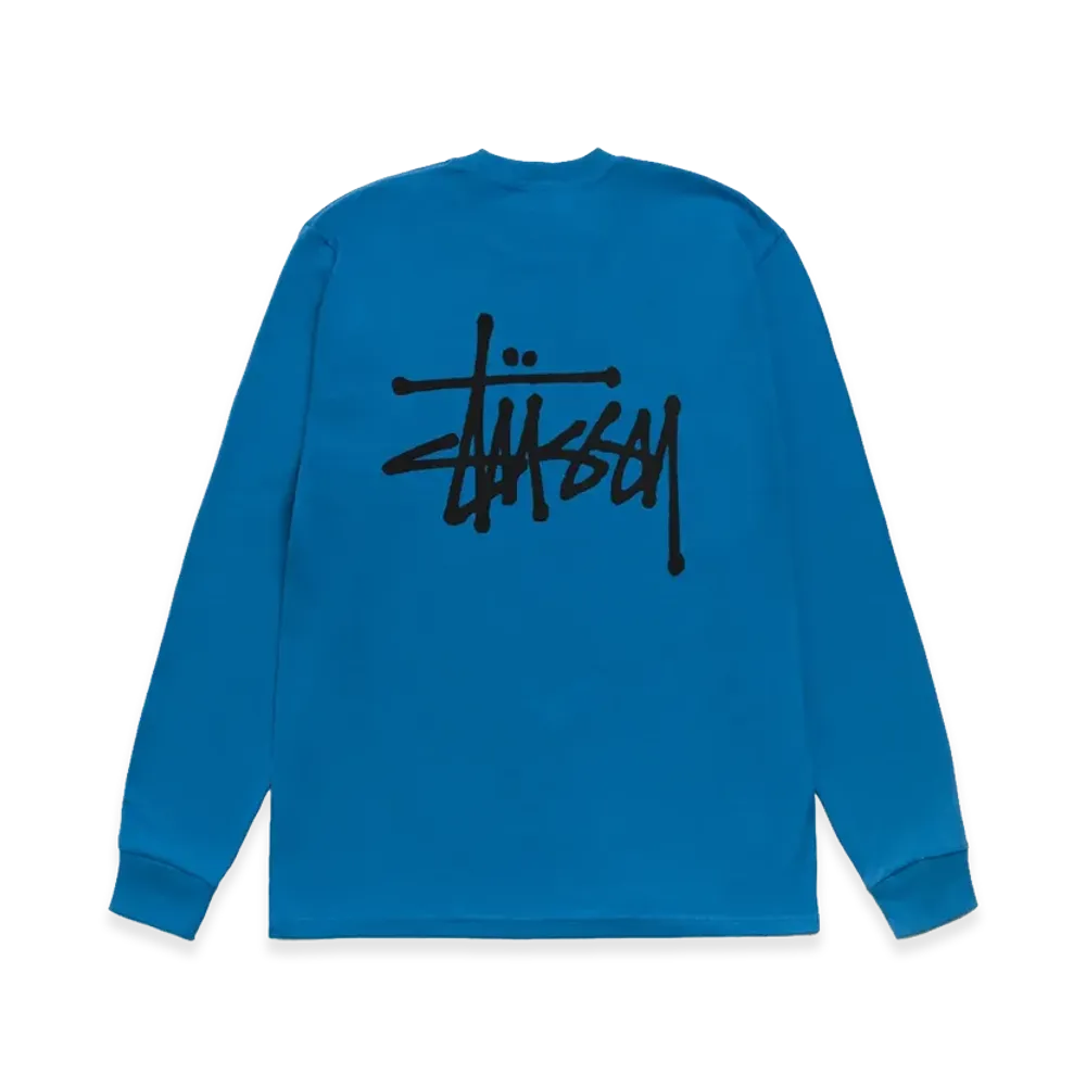 Stussy Basic Stussy LS Tee "Blue"