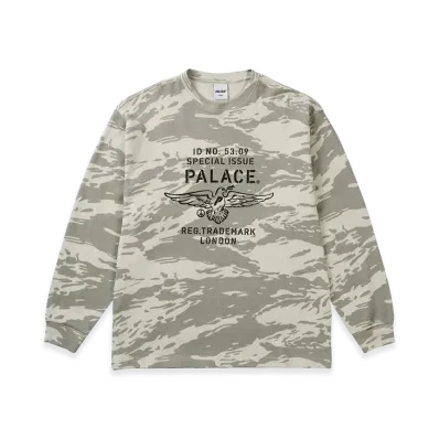 PALACE Dove Stamp Waffle Longsleeve "Snow Camo"