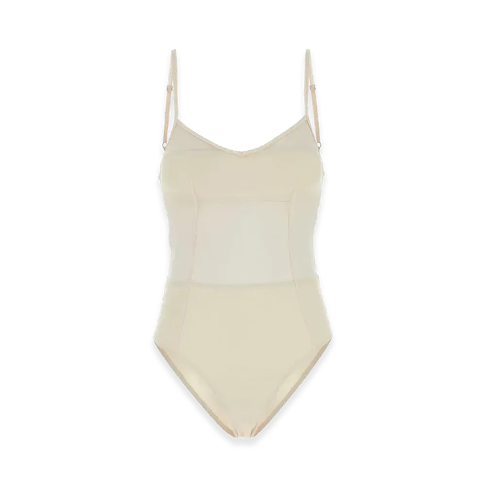 PRADA Women's Tulle Swimsuit "Light Pink"