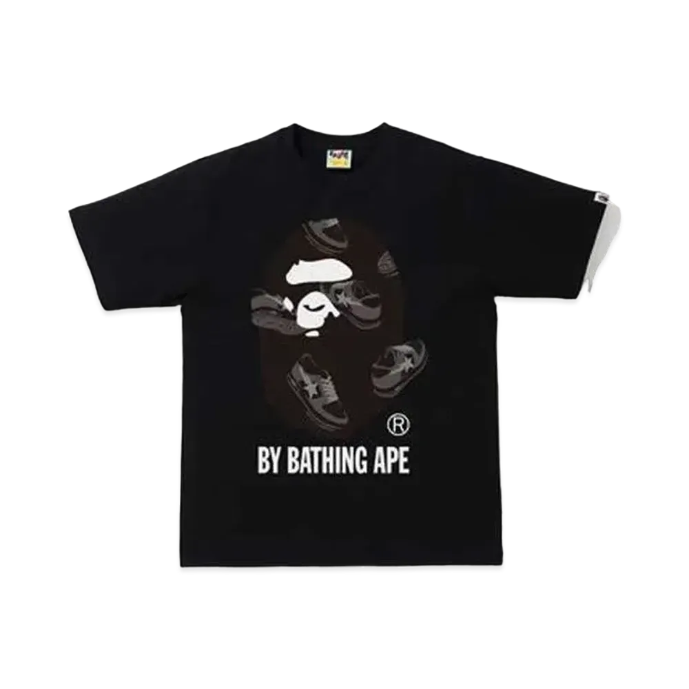A BATHING APE RANDOM BAPE STA BY BATHING APE TEE "Black"