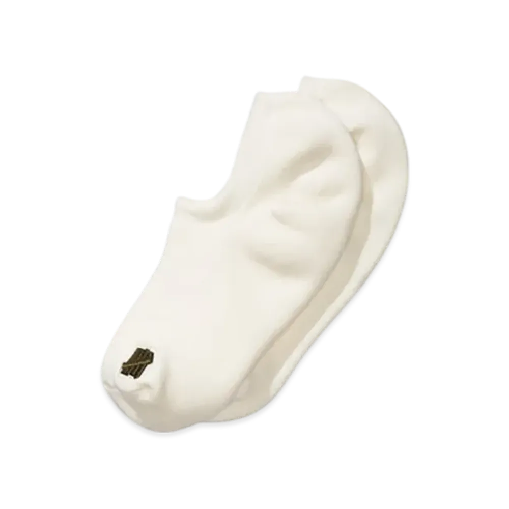 UNDEFEATED Premium Icon No Show Sock "Off White"