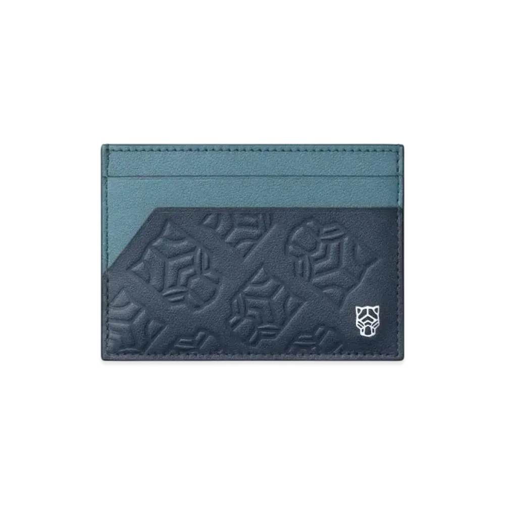 Cartier Double Card Holder, Panthere de Cartier "Steel Gray/Graphite Gray"