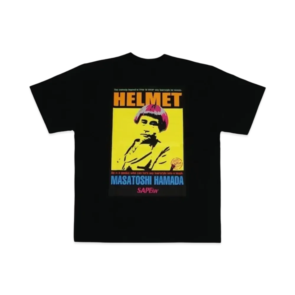 SAPEur x MASATOSHI HAMADA A Laugh For Life SS Tee "Black"