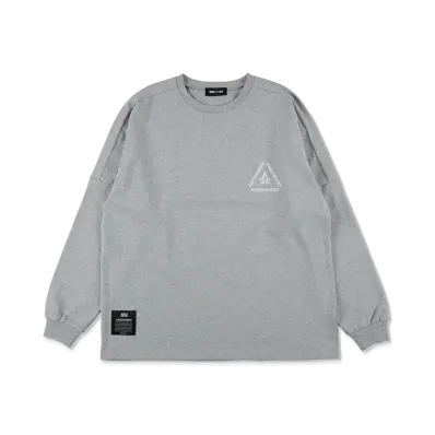WIND AND SEA W Dimension L/S Tee "Gray"