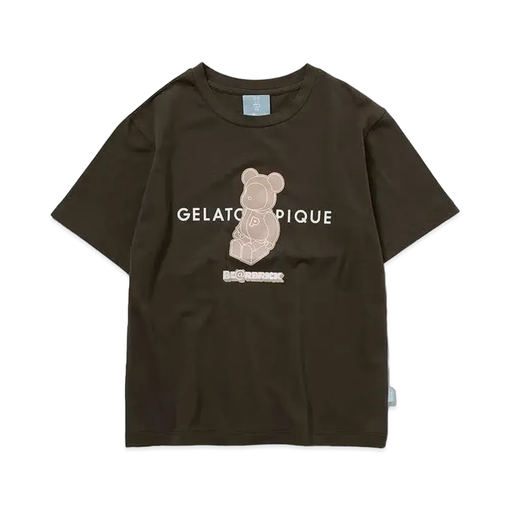 Bearbrick GELATO PIQUE Unisex One Point T-shrit "Grey"