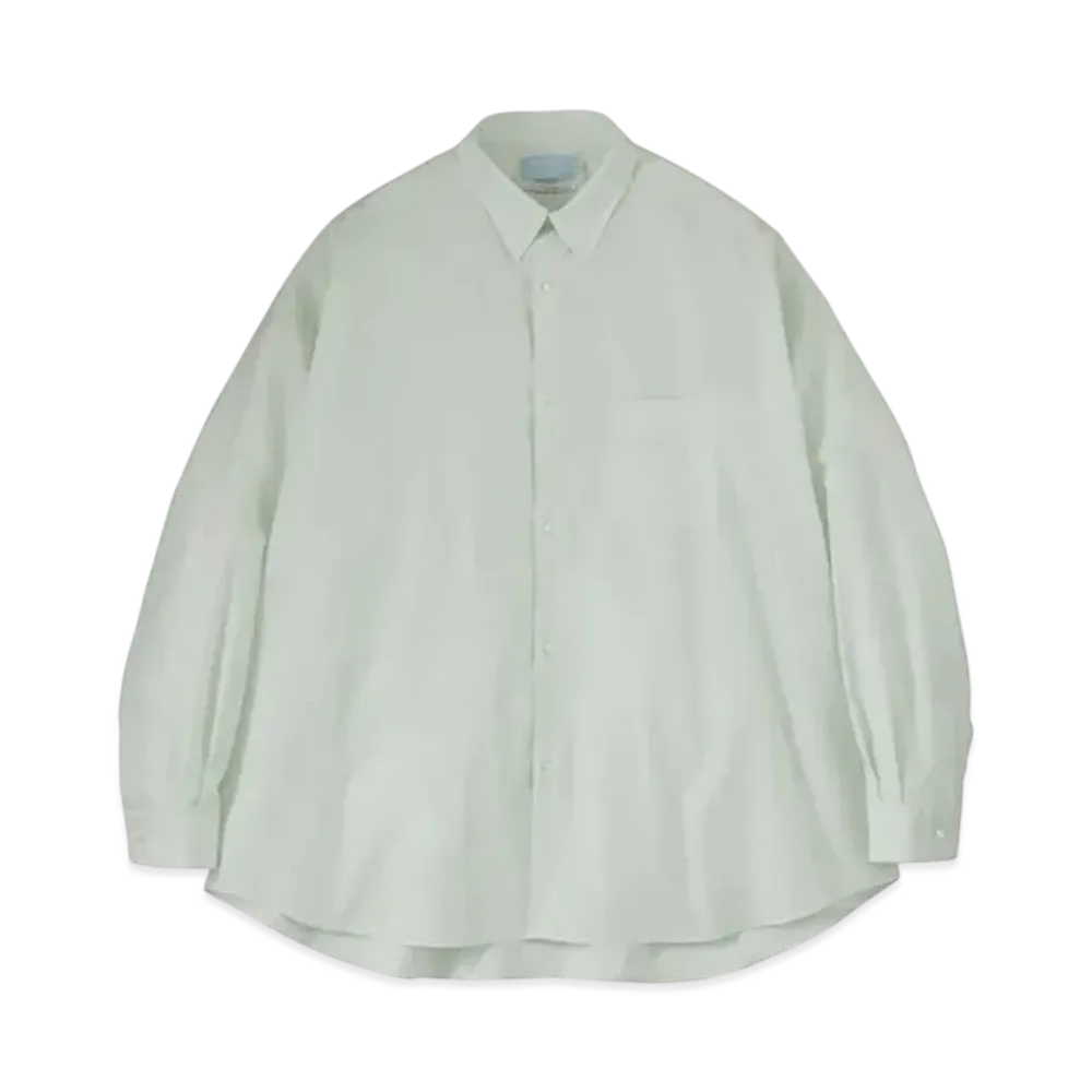 Graphpaper Alumo For Gp L/S Oversized Regular Collar Shirt "Pale Green"