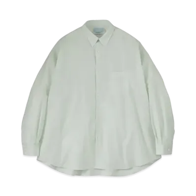 Graphpaper Alumo For Gp L/S Oversized Regular Collar Shirt "Pale Green"