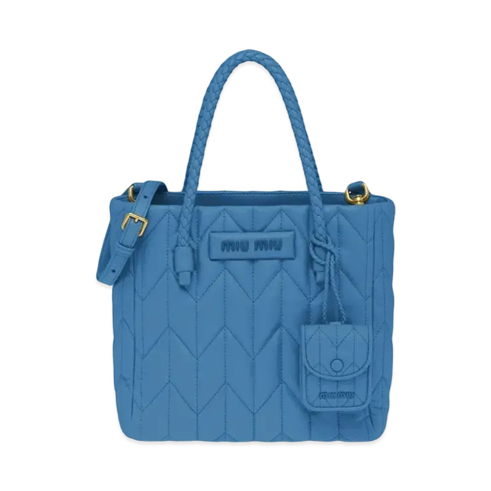 MIU MIU Nappa Leather Handbag "Black"