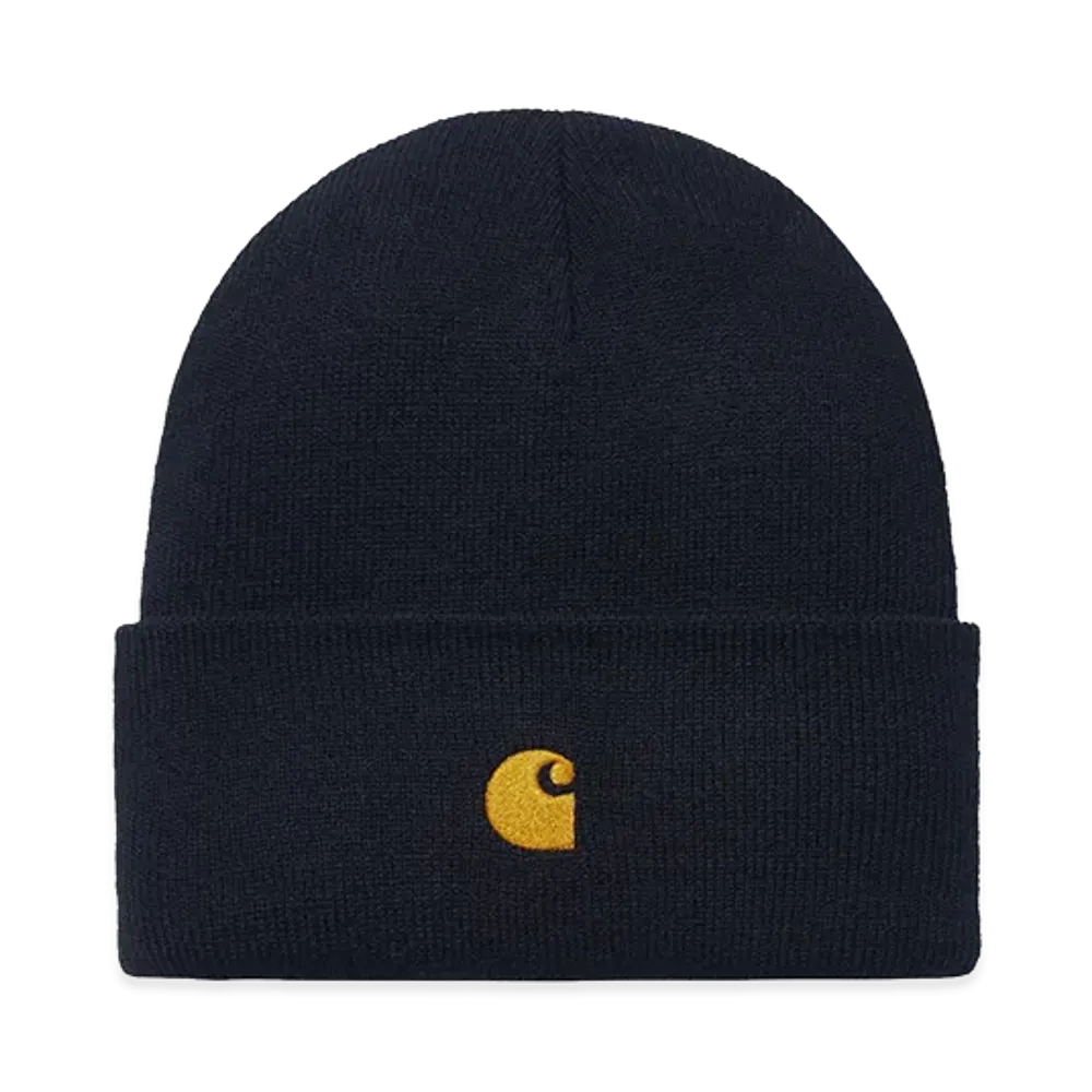Carhartt WIP Chase Beanie "Dark Navy/Gold"