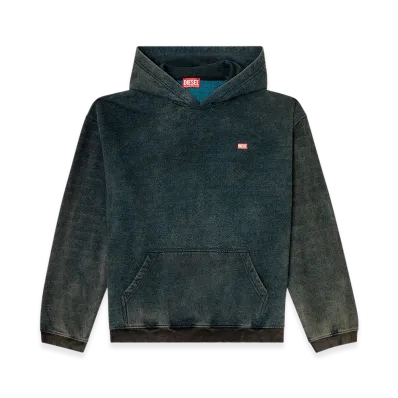 Diesel S-Kai Pullover Hoodie "Black/Blue"