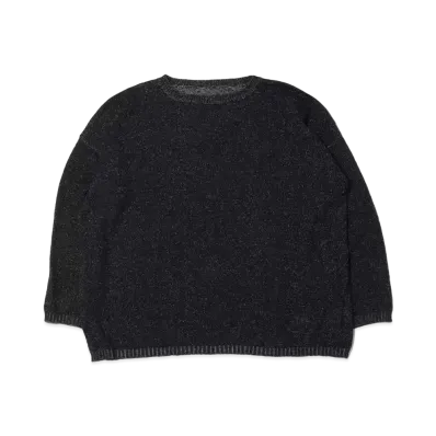 atmos pink Loose Mohair Knit Pullover "Black"