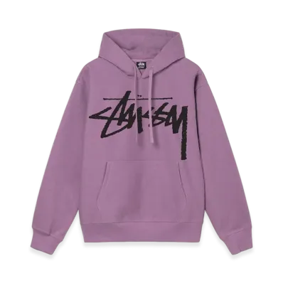 Stussy Big Stock Hoodie "Orchid"
