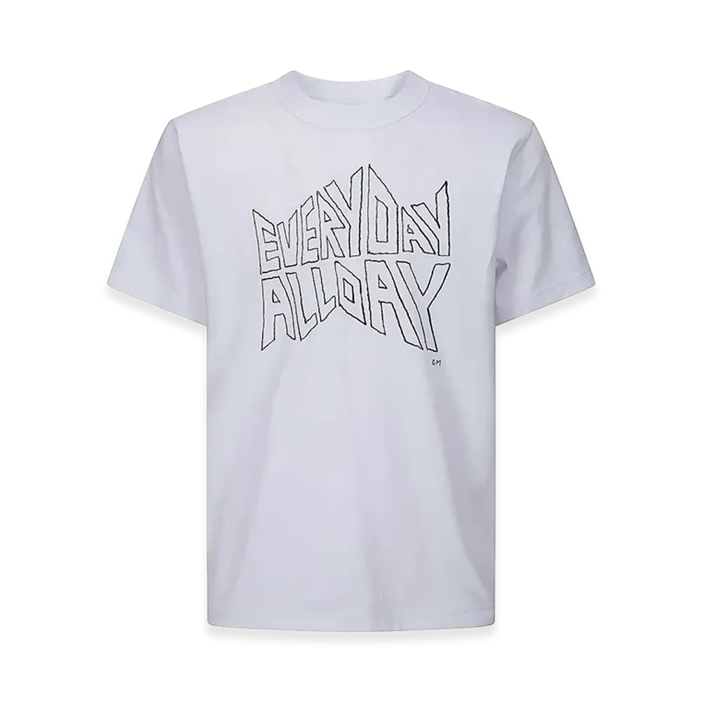 sacai Geoff Print T-Shirt "White"