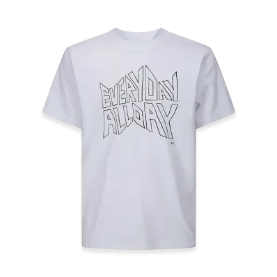 sacai Geoff Print T-Shirt "White"