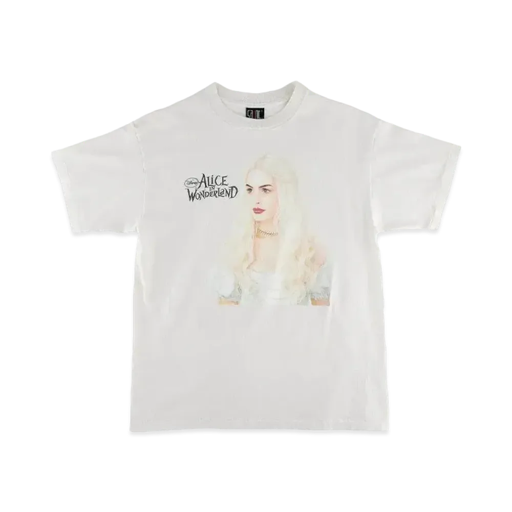 © SAINT Mxxxxxx x Disney Alice In Wonderland QN Short Sleeve T-shirt "White"