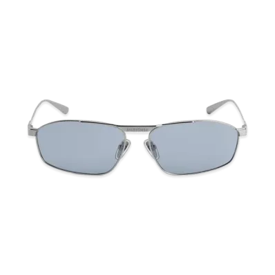 BALENCIAGA Tag 3.0 D-Frame Sunglasses "Silver"