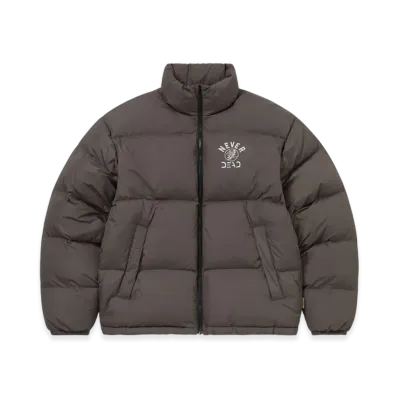thisisneverthat x Grateful Dead Puffer Down Jacket "Brown"