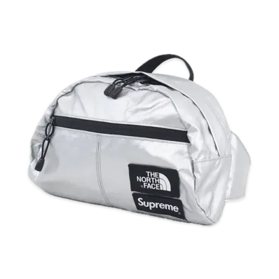 Supreme x The North Face Metallic Roo II Lumber Pack "Silver"