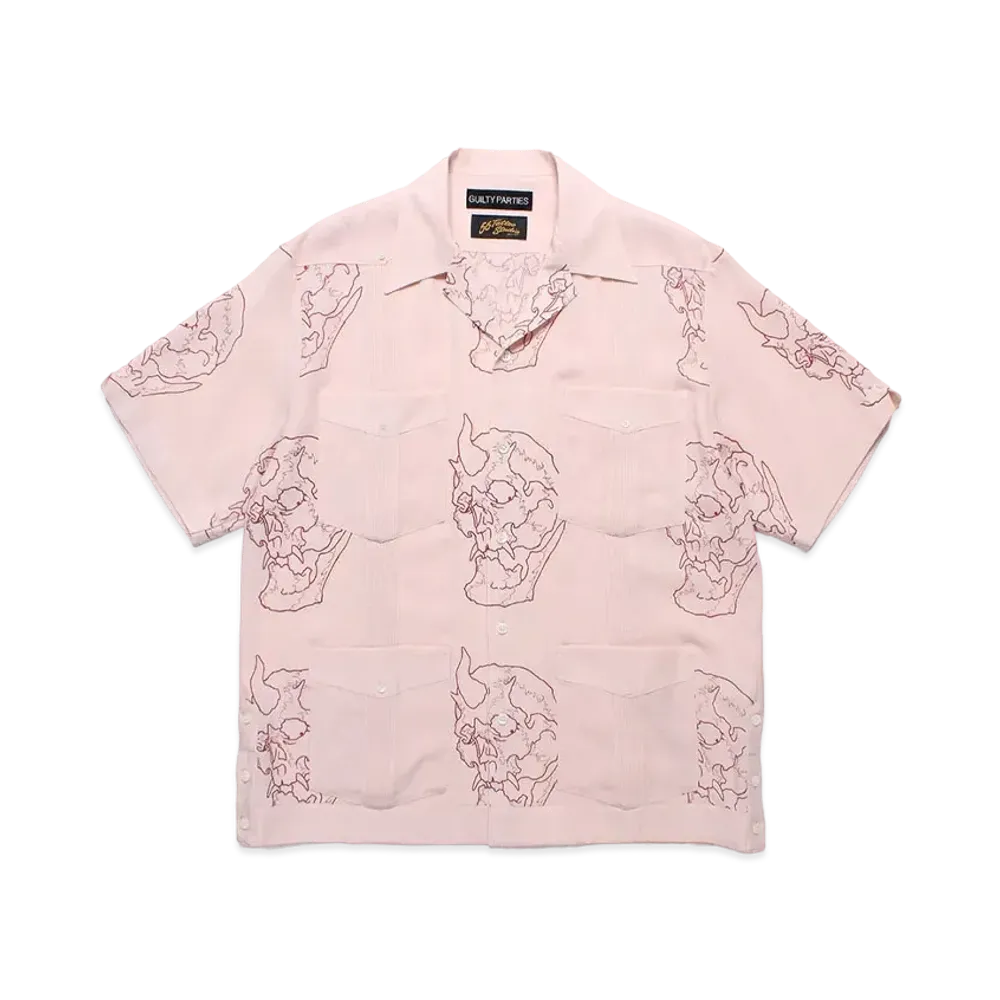 WACKO MARIA x 56 Tattoo Studio / Cuba Shirt "Pink"