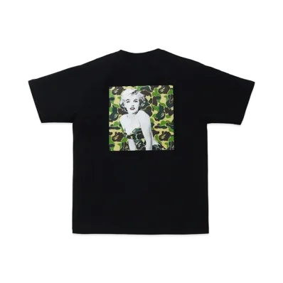A BATHING APE / Marilyn Monroe Iconic Tee "Black"