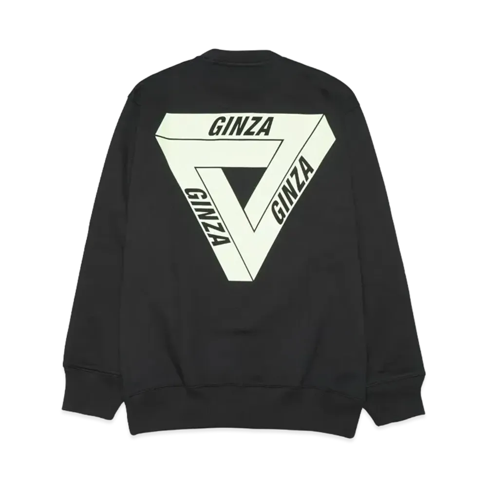 PALACE x Dover Street Market Ginza Crew "Black"