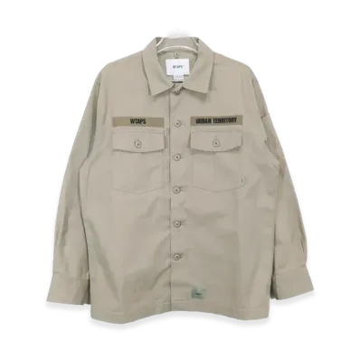 WTAPS Buds / LS / Cotton. Serge "Coyote Brown"