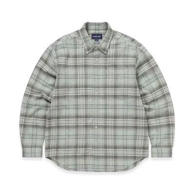 thisisneverthat Flannel Check Shirt "Sage"