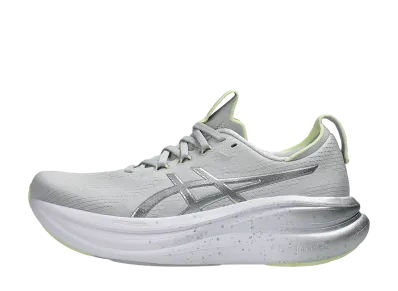 Asics Women's Gel-Nimbus 28 Platinum "Glow Green"