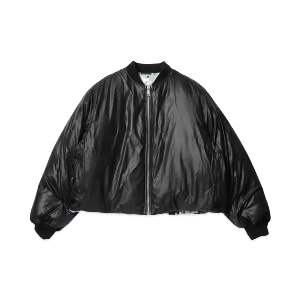 BEAMS Reversible Down Flight Jacket "Black"