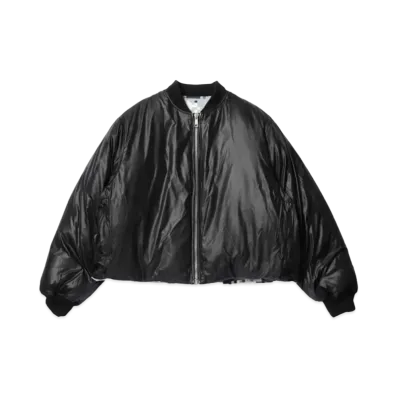 BEAMS Reversible Down Flight Jacket "Black"