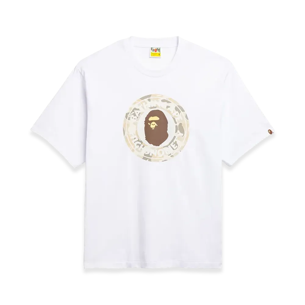 A BATHING APE x Highsnobiety Camo Busy Works Relaxed Fit Tee "White"