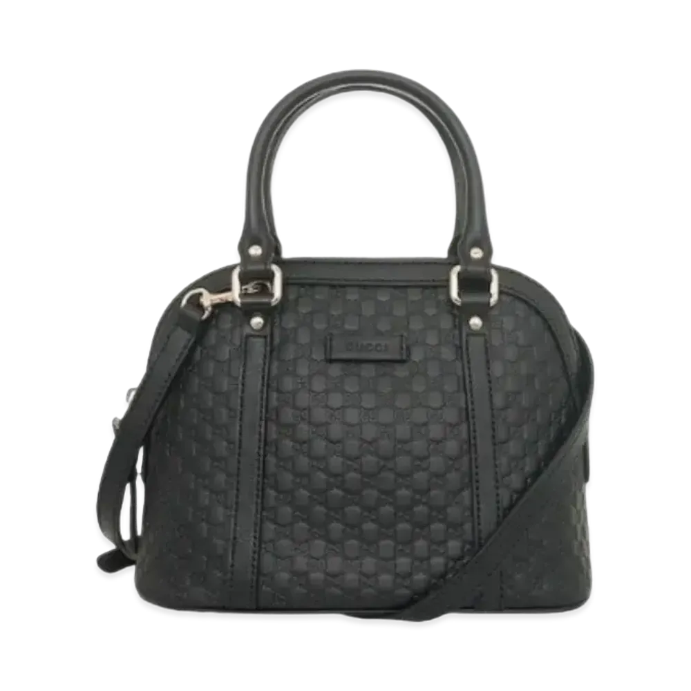 GUCCI Guccisima Margaux Mini Dome Shoulder Bag "Black"