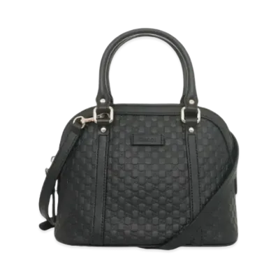 GUCCI Guccisima Margaux Mini Dome Shoulder Bag "Black"
