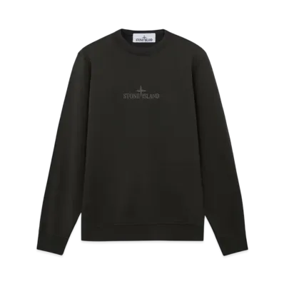 Stone Island 66182 Cotton Fleece "Lead Gray"