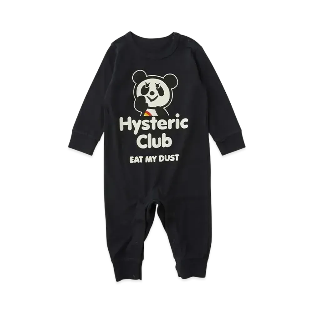 HYSTERIC GLAMOUR Kids Hysteric Club Coverall "Black"