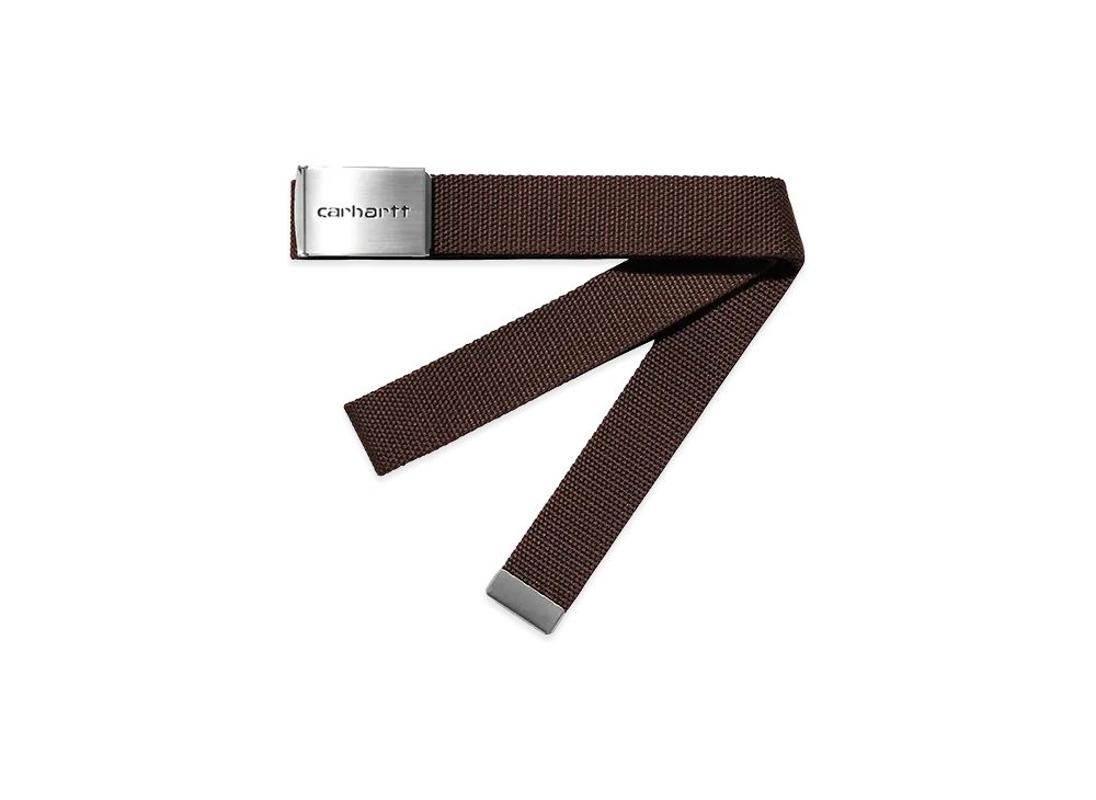 Carhartt WIP Clip Belt Chrome "Tobacco"