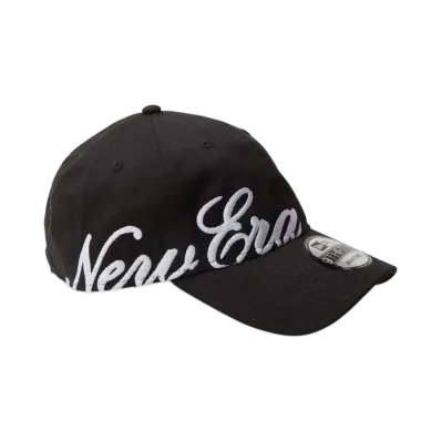 NEW ERA 9Thirty 3-Panel Logo Script Logo "Black"