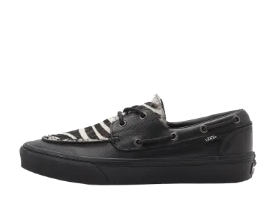 Vans 2 Eyelet Boat Shoe Pony Hair "Black"