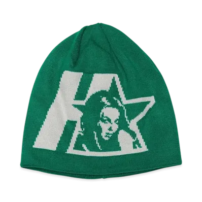 HYSTERIC GLAMOUR STAR WOMAN Beanie "Green"