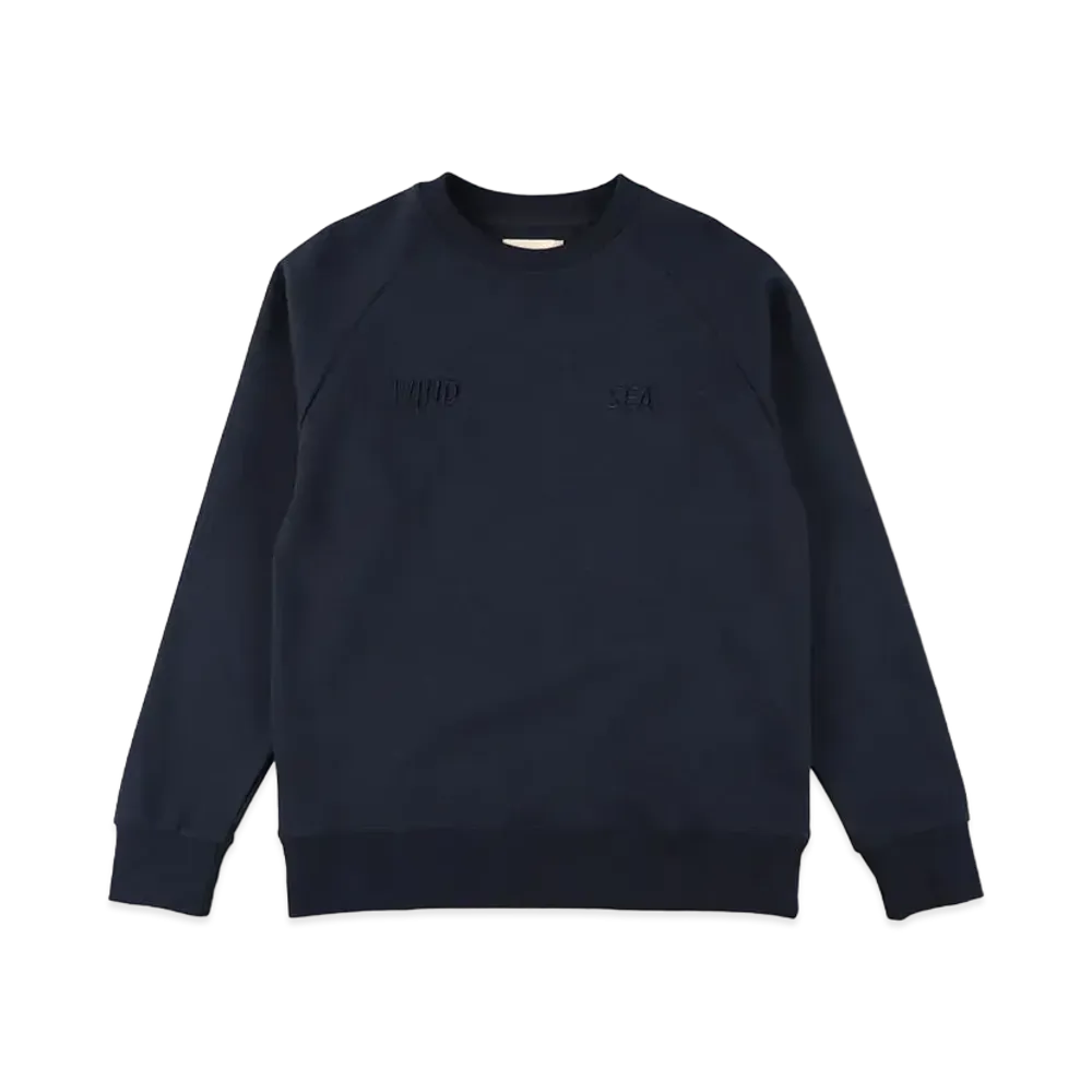 WIND AND SEA WDS-ES Tech Fleece Raglan Basic Crew Neck "Navy Basic"