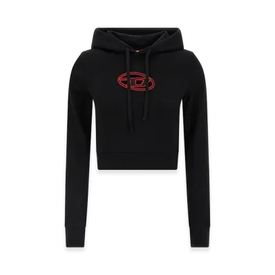 Diesel Women's Slimmy Hood Sweatshirt "Black"