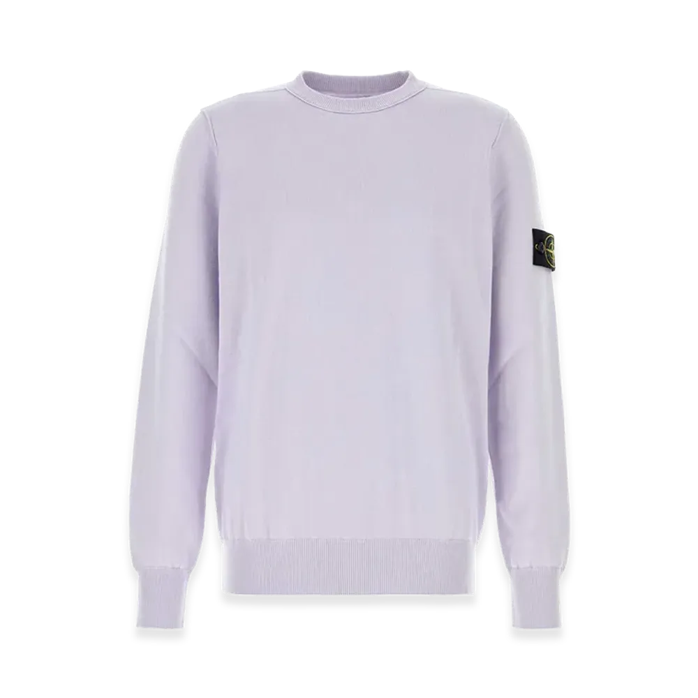 Stone Island Lilac Cotton Sweater "Purple"