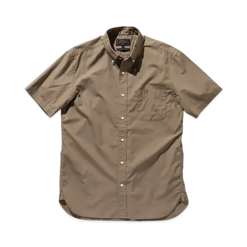 BEAMS B.D. Short Sleeve Color Broad "Beige"