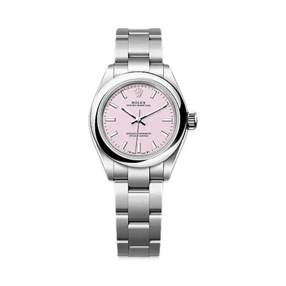 ROLEX Oyster Perpetual 28mm Oystersteel 276200 "Candy Pink"