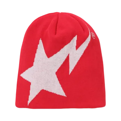 A BATHING APE Sta Knit Cap "Red"