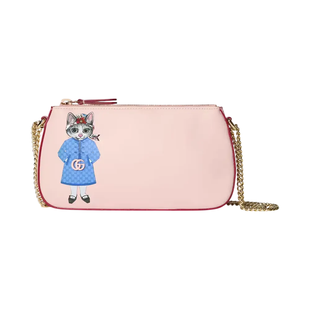 GUCCI x Yuko Higuchi Small Shoulder Bag Japan Exclusive "Pale Pink"
