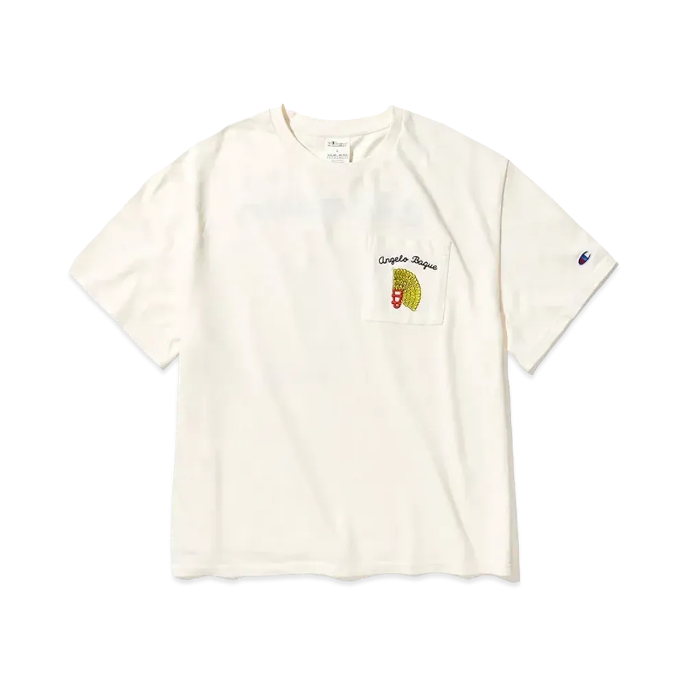 Champion x Angelo Baque Short Sleeve T-Shirt "Off White"