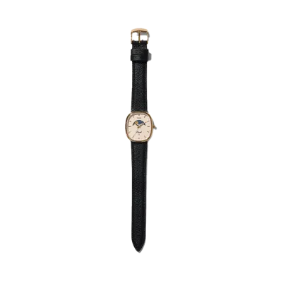 Noah x Timex Oval Moon Phase Watch "Black/Gold"